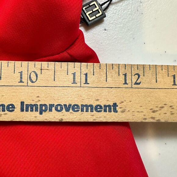 NWT Lucci Lu Women’s Teens RED Mini Chiffon Spaghetti Strap Dress - Size 000 - Picture 10 of 11